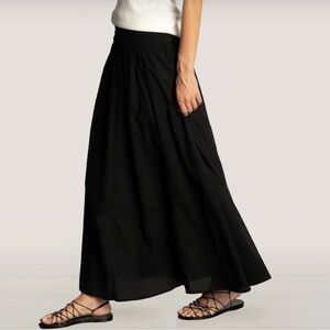 Dylan New Classic black skirt with Smocked Waist size S